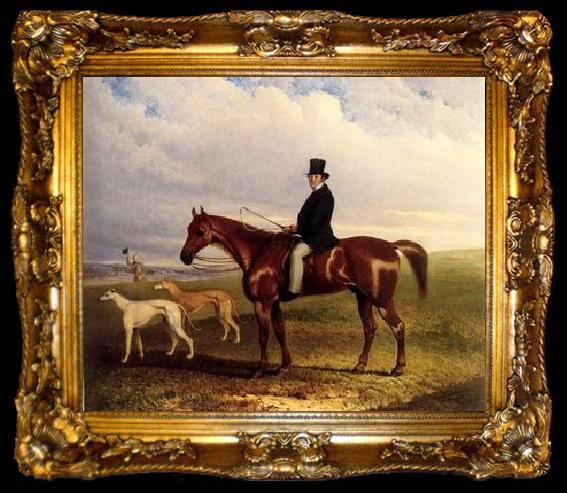framed  unknow artist Classical hunting fox, Equestrian and Beautiful Horses, 043., ta009-2